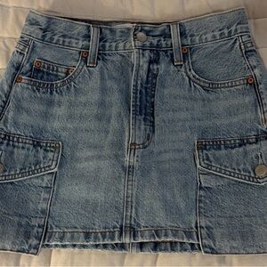 Aritzia Denim Forum Jean Mini Skirt